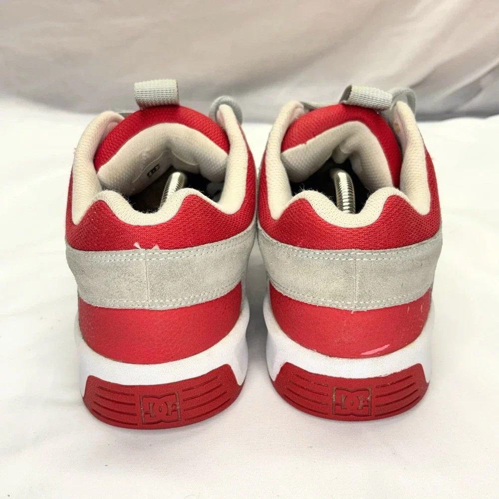 DC Lynx Zero Men's Skateboarding Shoes Size US 12 Red White Gray